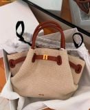  Túi Xách JW PEI Hana Mini Tote Bag - Brown Canvas 