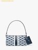 Túi Đeo Vai Micheal Kors MK Vincent Medium Logo Jacquard Pochette with Card Case