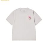  Áo Phông ADLV Fuzzy Rabbit Shinchan Short Sleeve T-Shirt Màu Xám 