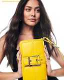  Túi Đeo Vai Michael Kors MK Colby Medium Leather Shoulder Bag Màu Vàng 