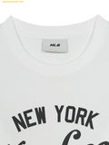  Áo Phông MLB Letter Mega Bear Overfit Short Sleeve T-Shirt New York Yankees 3ATSE0253-50WHS Màu Trắng 