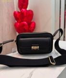  Túi Đeo Chéo Michael Michael Kors MK Bradshaw Extra Small Metallic Signature - Đen 