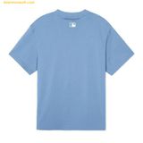  Áo Phông MLB Logo Boston Red Sox 3ATSB0243-43INP Tshirt Màu Xanh Blue 