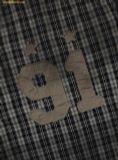  Áo Sơ Mi Bad Blood Vintage Billy Check Shirt Large Fit - Black - SKU: w-tee25-026 