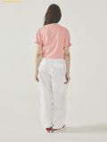  Quần Túi Hộp WHOAU Lightweight Nylon Cotton CargoPants(F) Màu Trắng WHTAF2411F 