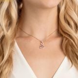  Dây Đeo Cổ, Dây Chuyền Swarovski Dazzling Swan pendant Swan, Pink, Rose gold-tone plated 5473024 