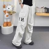  Quần Dài Túi Hộp MLB New York Yankee Màu trắng 