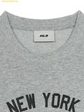  Áo Phông MLB Letter Mega Bear Overfit Short Sleeve T-Shirt New York Yankees 3ATSE0253-50MGS Màu Xám 