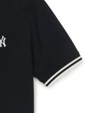  Áo Polo Crop MLB Women’s Basic Crop Polo T Shirts NEW YORK YANKEES ( 3FPQB0253-50BKS) 