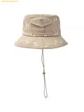  Mũ Bucket MLB Diamond Monogram Sportive Safari Hat New York Yankees 3AHTM015N-50BGD Màu Nâu 