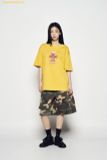  Áo Phông ADLV Heart Alien Short Sleeve T-Shirt Mustard Màu Vàng 