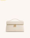  Túi Xách JW PEI Cốp Cầm Tay Thea Top Handle Bag Màu Trắng Kem 