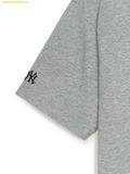  Áo Phông MLB Letter Mega Bear Overfit Short Sleeve T-Shirt New York Yankees 3ATSE0253-50MGS Màu Xám 