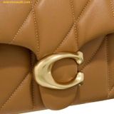  Túi Xách Coach Tabby 20 Quilted Chain Shoulder Bag - Màu Nâu vàng 
