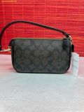  Túi Đeo Vai Coach Nolita 19 In Blocked Signature Canvas - Nâu 