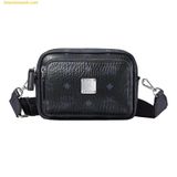  Túi Đeo Chéo MCM Aren Crossbody In Visetos Màu Đen 