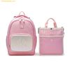 Balo MLB Lux Monogram New York Yankees 7ABKMD25N-50PKL Màu Hồng (Set Balo + Túi Tote)