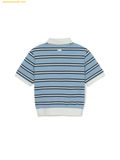  Áo Polo MLB Women's Varsity Stripe Crop Collar T-Shirt New York Yankees 3FPQV0253-07SBL màu xanh 