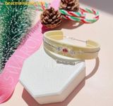  Vòng / lắc tay SWAROVSKI Mesmera bracelet Mixed cuts, Pink, Rhodium plated- Bạc 