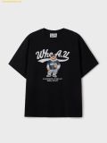  Áo Phông Gấu WHOAU Steve Photo T-Shirt[B] WHRPF2351U Đen 