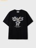 Áo Phông Gấu WHOAU Steve Photo T-Shirt[B] WHRPF2351U Đen