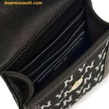  Túi Đeo Chéo MLB Classic Monogram Jacquard Cell Phone Bag 7ACRM033N-50BKS Màu Đen 