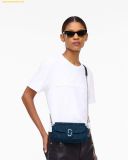  Túi Đeo Vai Marc Jacobs The Crystal Denim Clover Shoulder Bag 