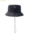  Mũ Bucket MLB Diamond Monogram Sportive Safari Hat New York Yankees 3AHTM015N-50BKS - Đen 