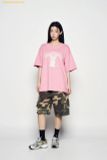  Áo Phông ADLV Blur Alien Short Sleeve T-Shirt Màu Hồng 