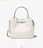  Túi Đeo Chéo Bucket Tory Burch The Romy Màu Trắng 166982 
