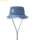  Mũ Bucket MLB Color Denim Safari Bucket Hat New York Yankees 3AHTD025N-50BLL Màu Xanh 