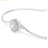  Vòng, lắc tay SWAROVSKI Una Angelic bracelet Round cut, White, Rhodium plated - SKU: 5636266 