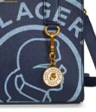  Túi Tote Karl Lagerfeld Nouveau Exploded Logo Print Small Satchel 75901199 - Xanh denim 