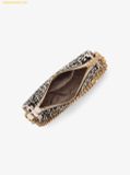  Túi Đeo Vai Michael Kors MK Carmela Small Cheetah Print Calf Hair and Leather Satchel 