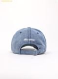  Mũ Bab Blood Oval Logo Denim Ball Cap - Blue w-hat24-028 