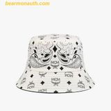  Mũ Bucket MCM Col Bandana Print Reversible Bucket 