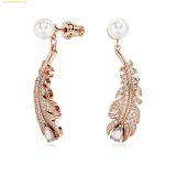  Khuyên tai SWAROVSKI Nice drop earrings 5663487 - Vàng Hồng 