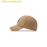  Mũ Lưỡi Trai MLB Basic Wool Structure Ball Cap BOS LCamel Nâu 3ACPWC246 