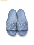  Dép MLB Mounder Denim Monogram Slide New York Yankees 3ALPSDM53-50BLS Màu Xanh 