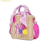  Túi Đeo Chéo MLB Basic Logo Bag New York Yankees 7ACRM0533 Màu Hồng 