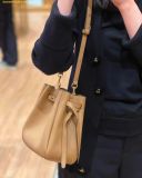  Túi Bucket Tory Burch Romy Bucket Bag Màu Nâu 166982 