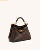  Túi xách JW PEI Lucia Classic Top Handbag - Dark Brown 