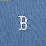  Áo Phông MLB Logo Boston Red Sox 3ATSB0243-43INP Tshirt Màu Xanh Blue 