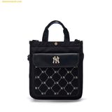  Túi MLB Korea Dia Monogram Jacquard Sub Bag New York Yankees Black 7AUBMD24N-50BKS 