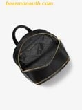  Balo Michael Kors MK Rhea Medium Pebbled Leather Backpack 