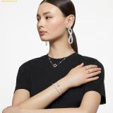  Vòng, lắc tay SWAROVSKI Una Angelic bracelet Round cut, White, Rhodium plated - SKU: 5636266 