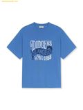  Áo Phông MLB Summer Letter Graphic Overfit Short Sleeve T-Shirt LA Dodgers 3ATSX0553-07BLM Xanh 