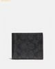 Ví Coach Nam 3 In 1 Wallet In Signature Canvas Đen Logo