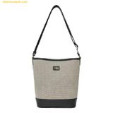  Túi Đeo Vai MLB Basic Big Logo Canvas Bucket Bag 3ABMS072N-50BKS - Đen 