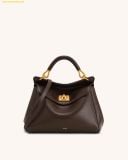  Túi xách JW PEI Lucia Classic Top Handbag - Dark Brown 